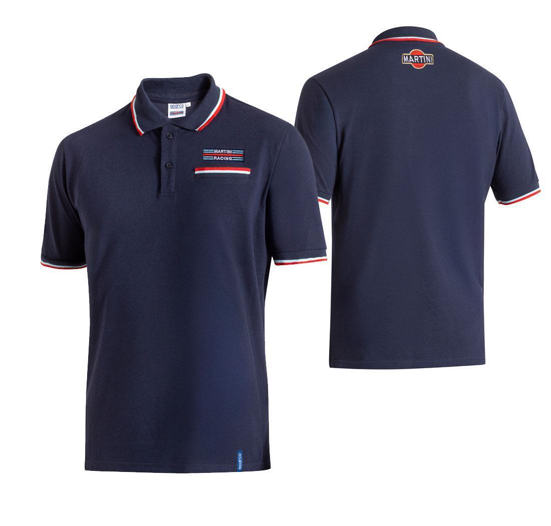 Polo Sparco Martini Racing pocket - navy blue - L