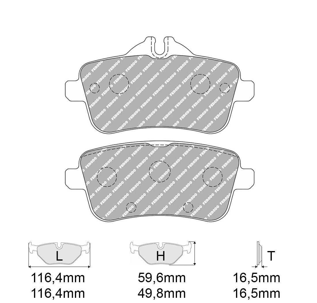 Pastiglie Freno FERODO Modello FCP4587