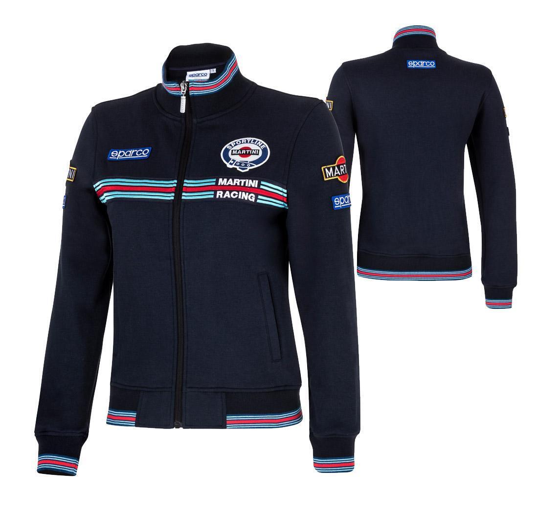 Full zip sweatshirt Lady Martini Racing Sparco - blue - L