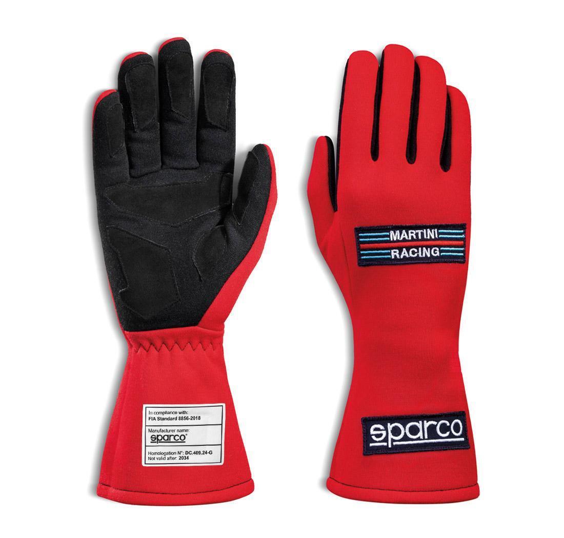 Guantes Sparco LAND MARTINI RACING rojo - tamaño 11