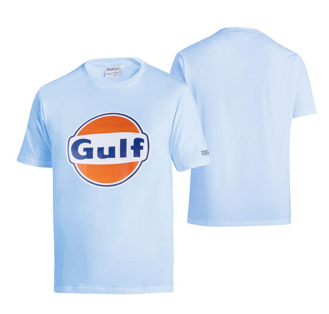 T-shirt brand GULF Sparco - light blue - L