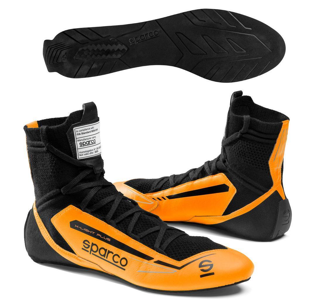 Botas X-LIGHT+ de Sparco, naranja fluo/negro, número 39