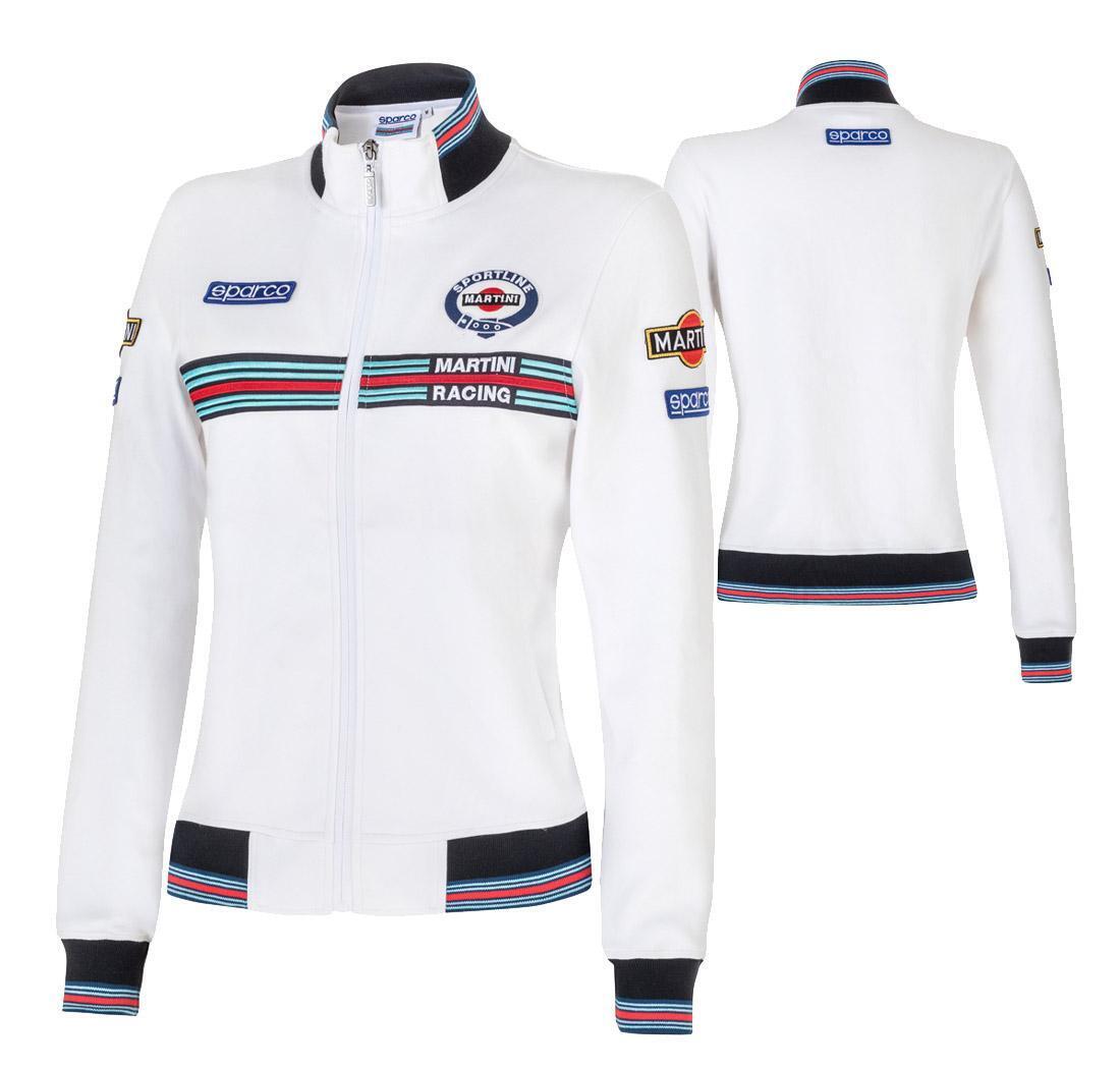 Sweat zippé Lady Martini Racing Sparco - blanc - L