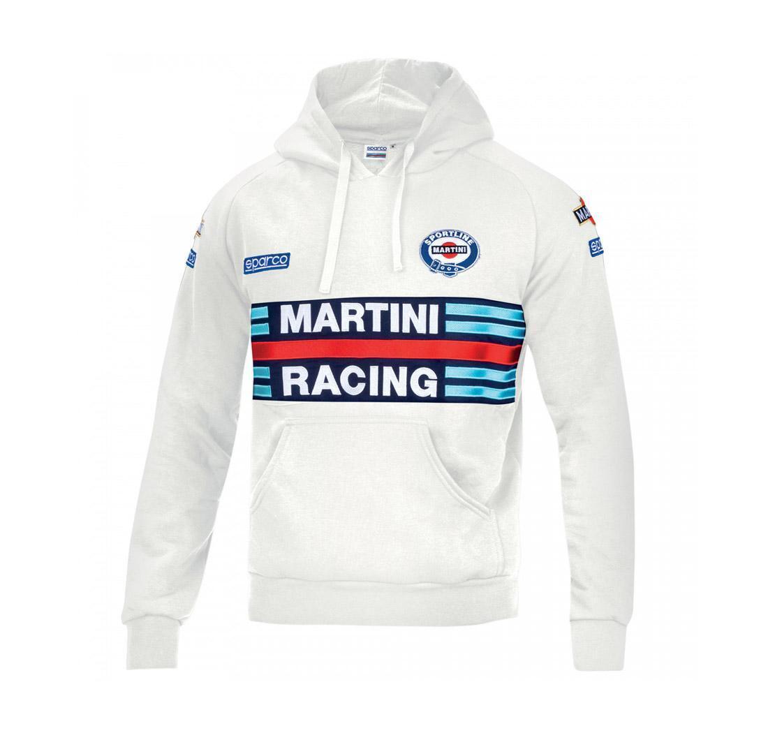 Felpa Hoodie Martini Racing Sparco - bianco - M