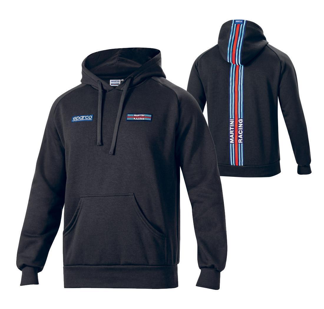 Hoodie Martini Racing BIG STRIPES Sparco - black -  L