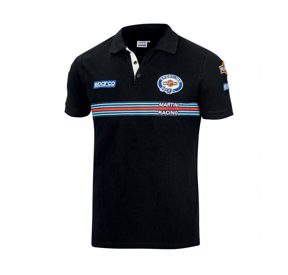 Polo replica patches Martini Racing Sparco - nero - M