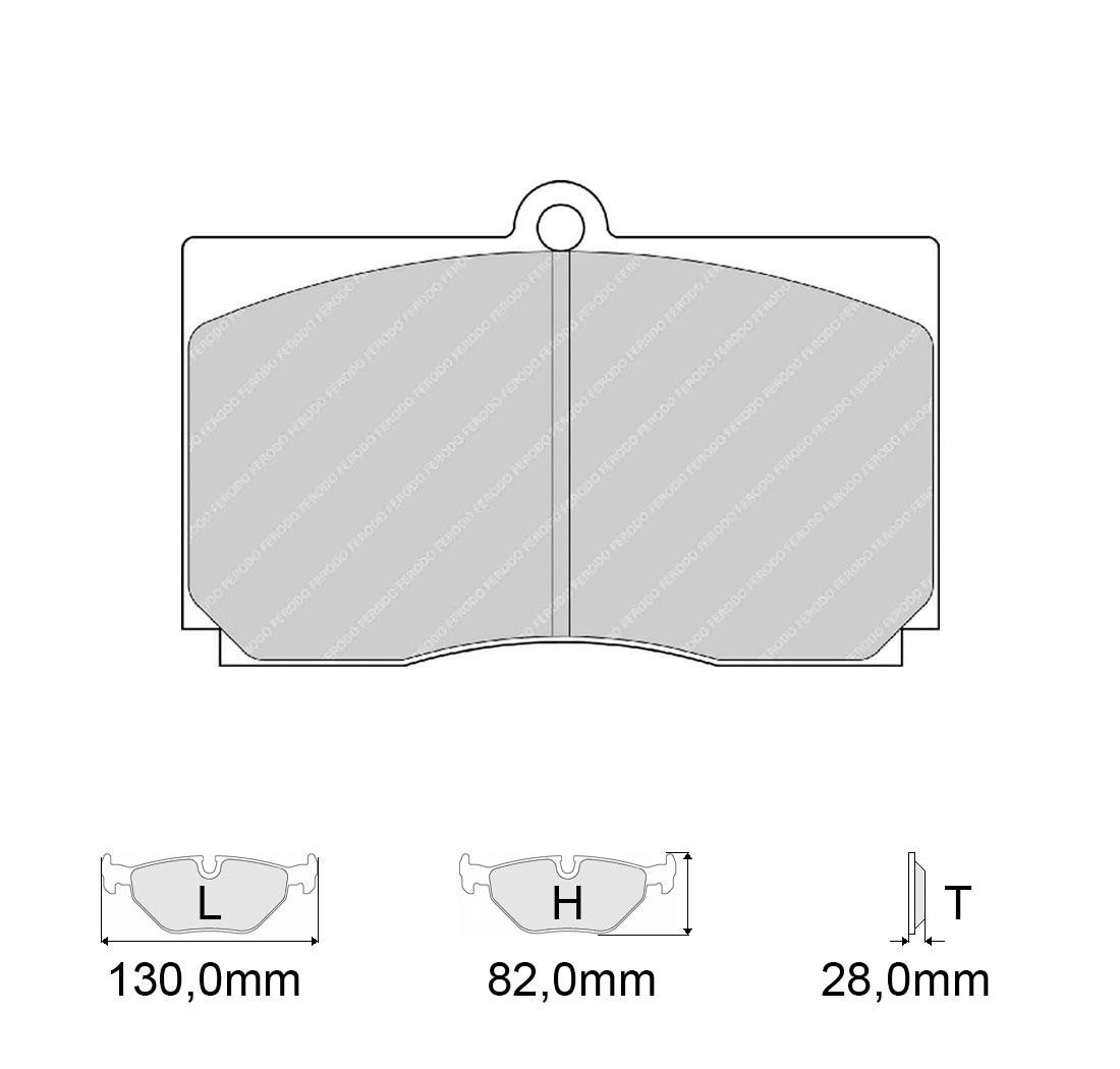 Pastiglie Freno FERODO Modello FRP3059