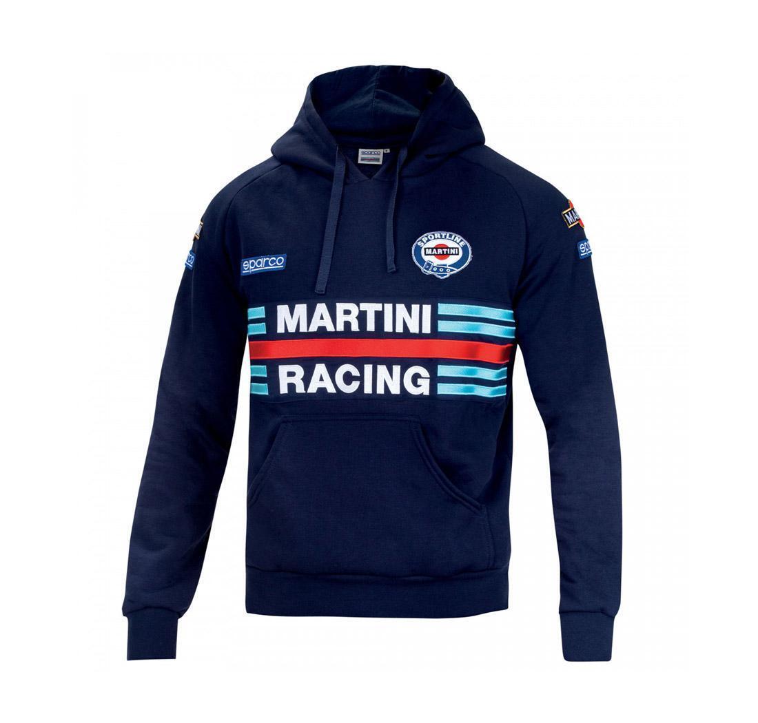 Felpa Hoodie Martini Racing Sparco - blu - L