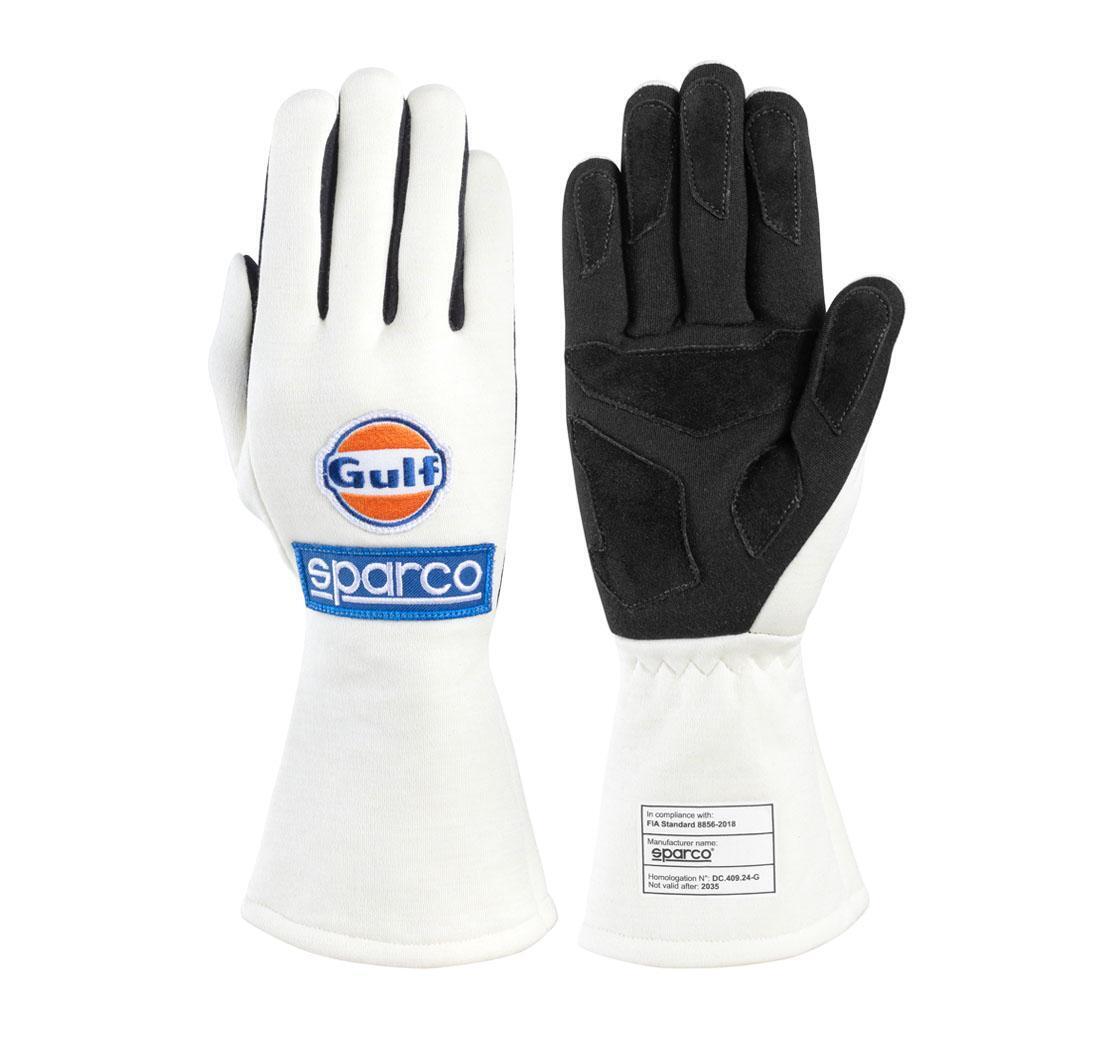 Guantes Sparco LAND CLASSIC GULF blanco - tamaño 08