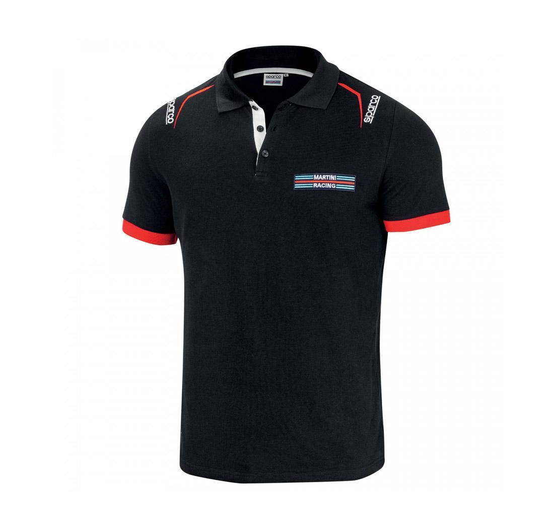 Polo embroideries Martini Racing Sparco - black - L