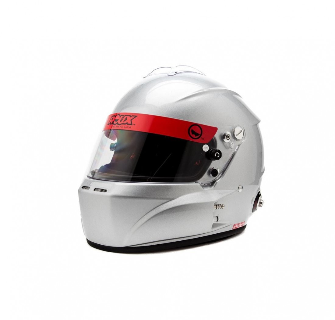 Casco Roux R1 CF enfriado hidráulicamente - plata - talla L (59-60)