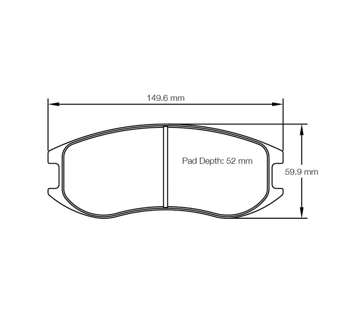 Plaquettes de frein PAGID Modèle E8251