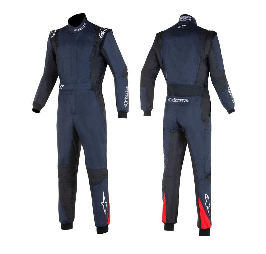 Mono Alpinestars GP TECH v4 azul marino/negro/rojo - Talla 44