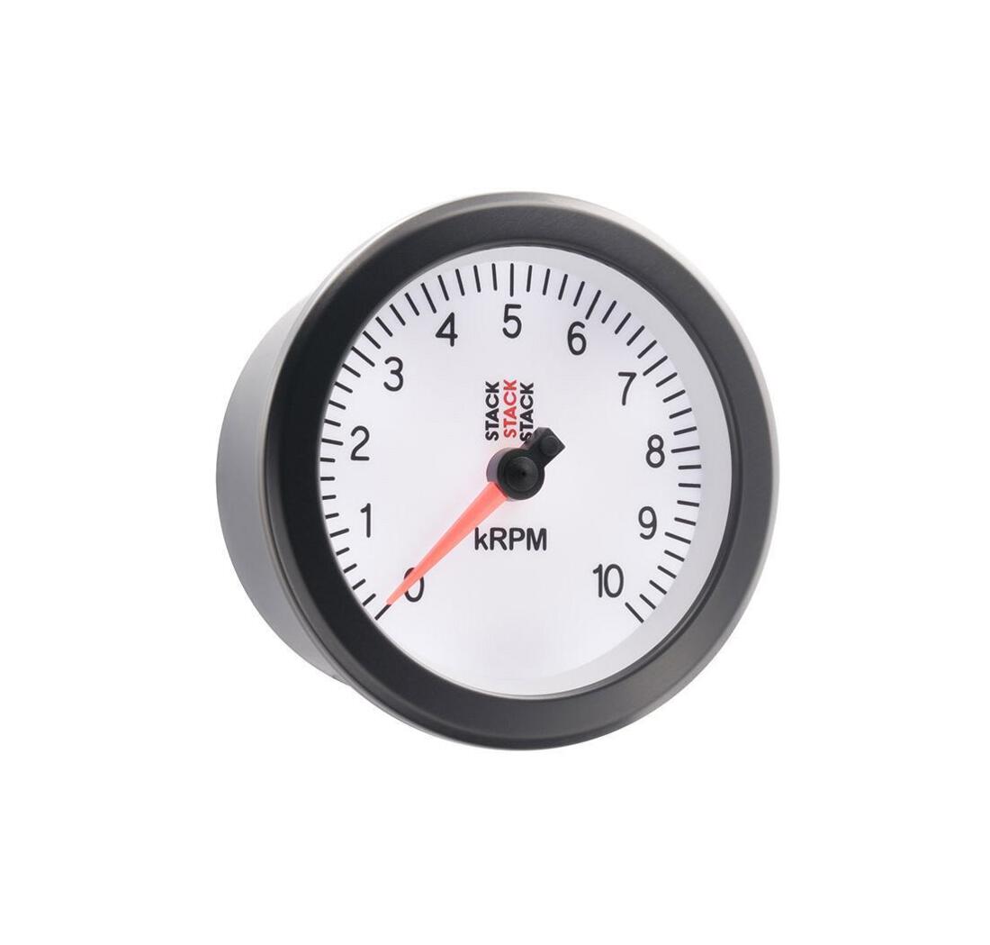 Compte tours blanc Auto Meter - 10000RPM