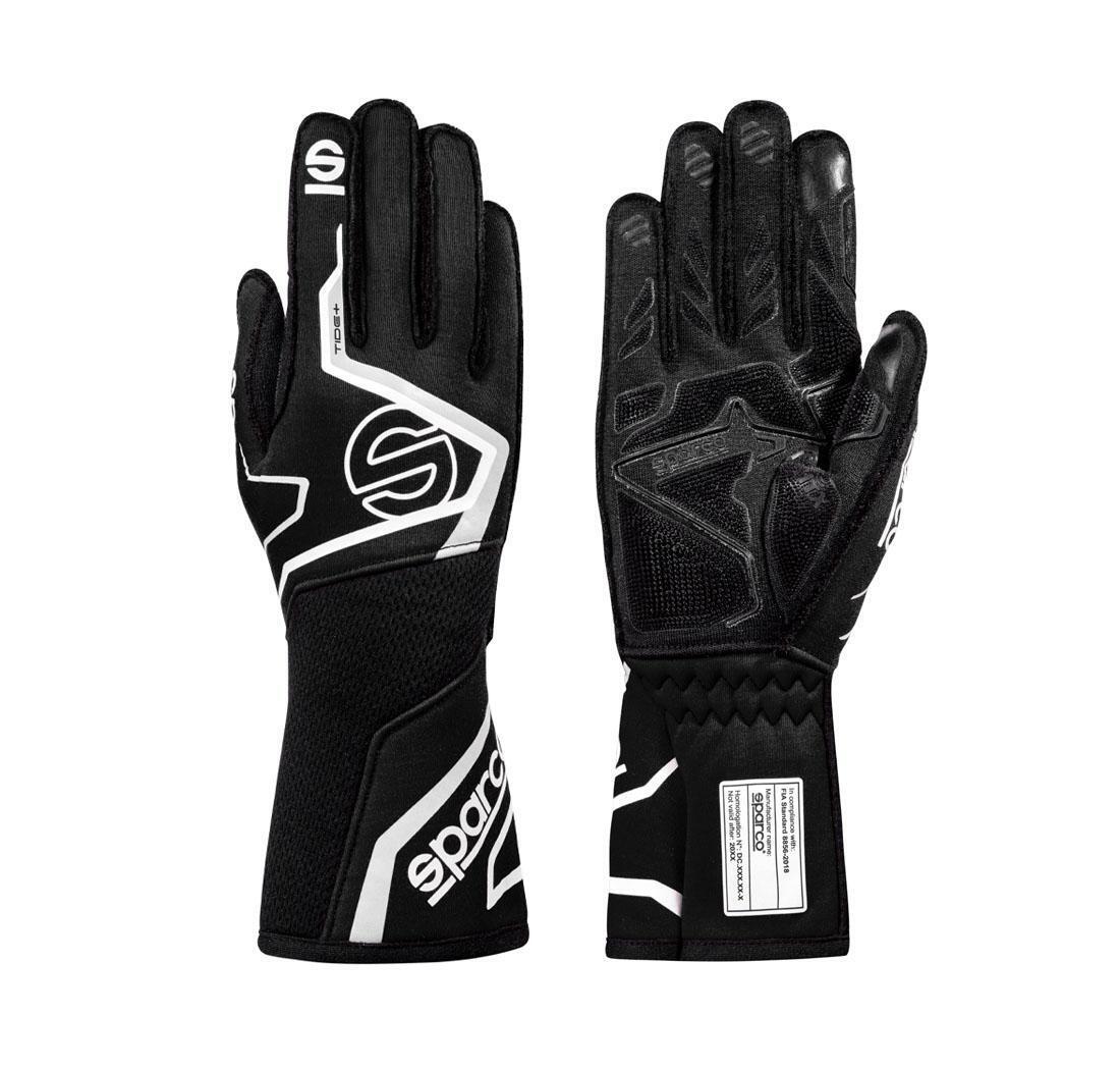 Guantes Sparco TIDE+ negro/blanco - tamaño 08