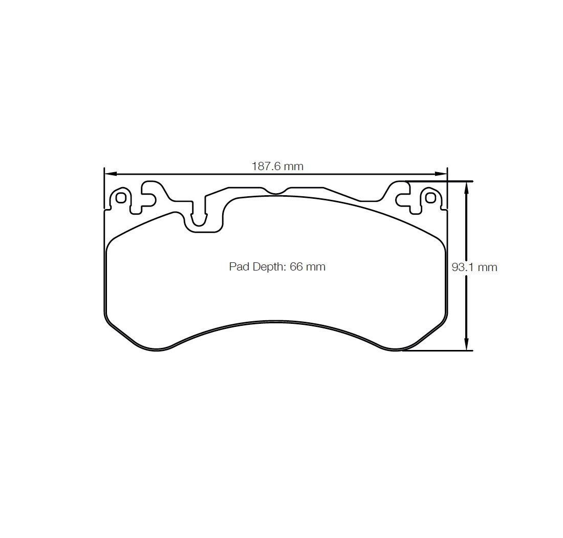 Plaquettes de frein PAGID Modèle E8238