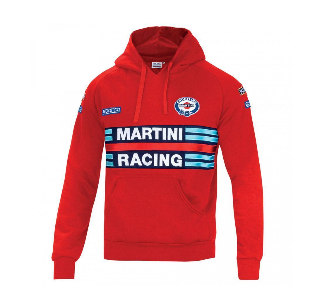 Felpa Hoodie Martini Racing Sparco - rosso - L