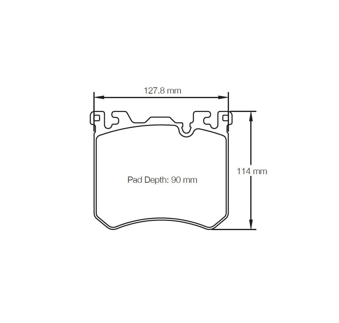 Plaquettes de frein PAGID Modèle E8200