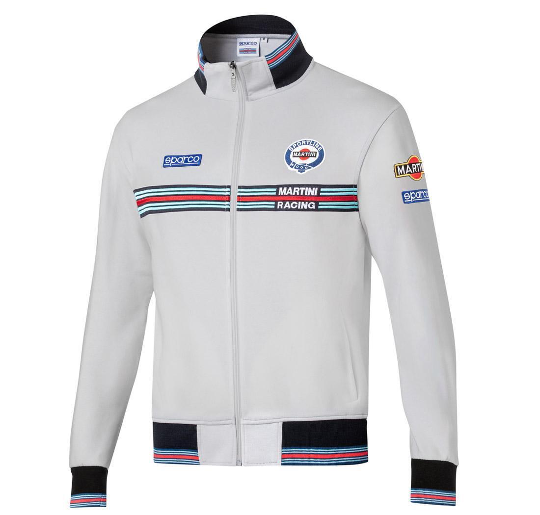 Felpa full zip Martini Racing Sparco - Grigio - L