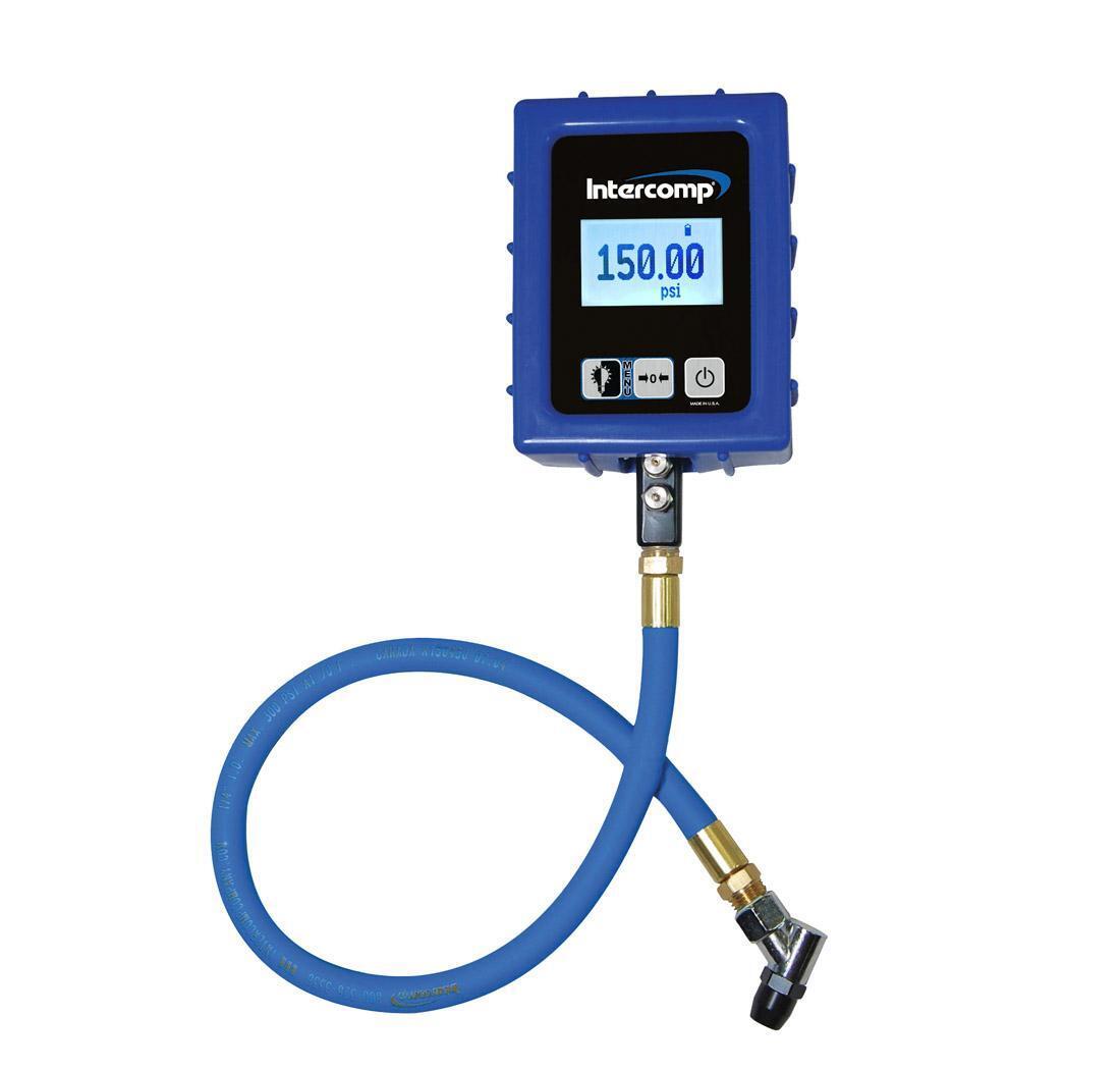 INTERCOMP Digital Air Gauge -150 X 0.01 PSI - 45° Chuck