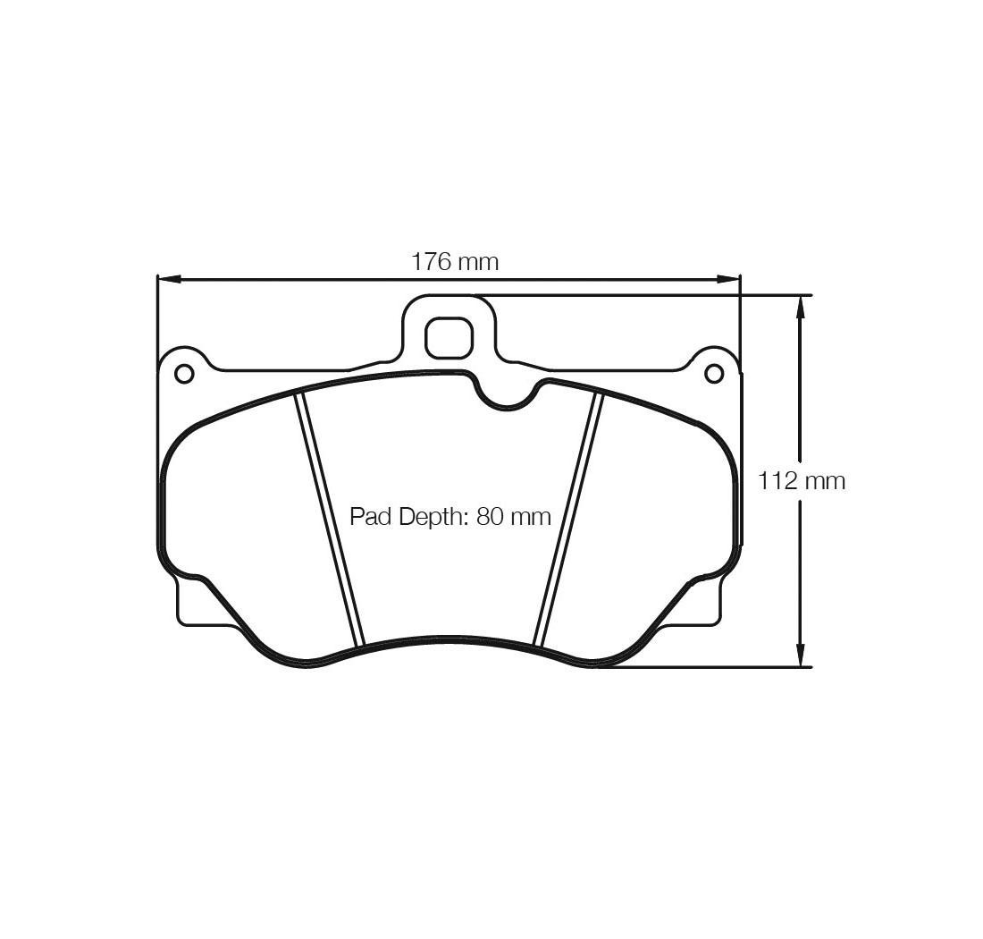 Plaquettes de frein PAGID Modèle E8011