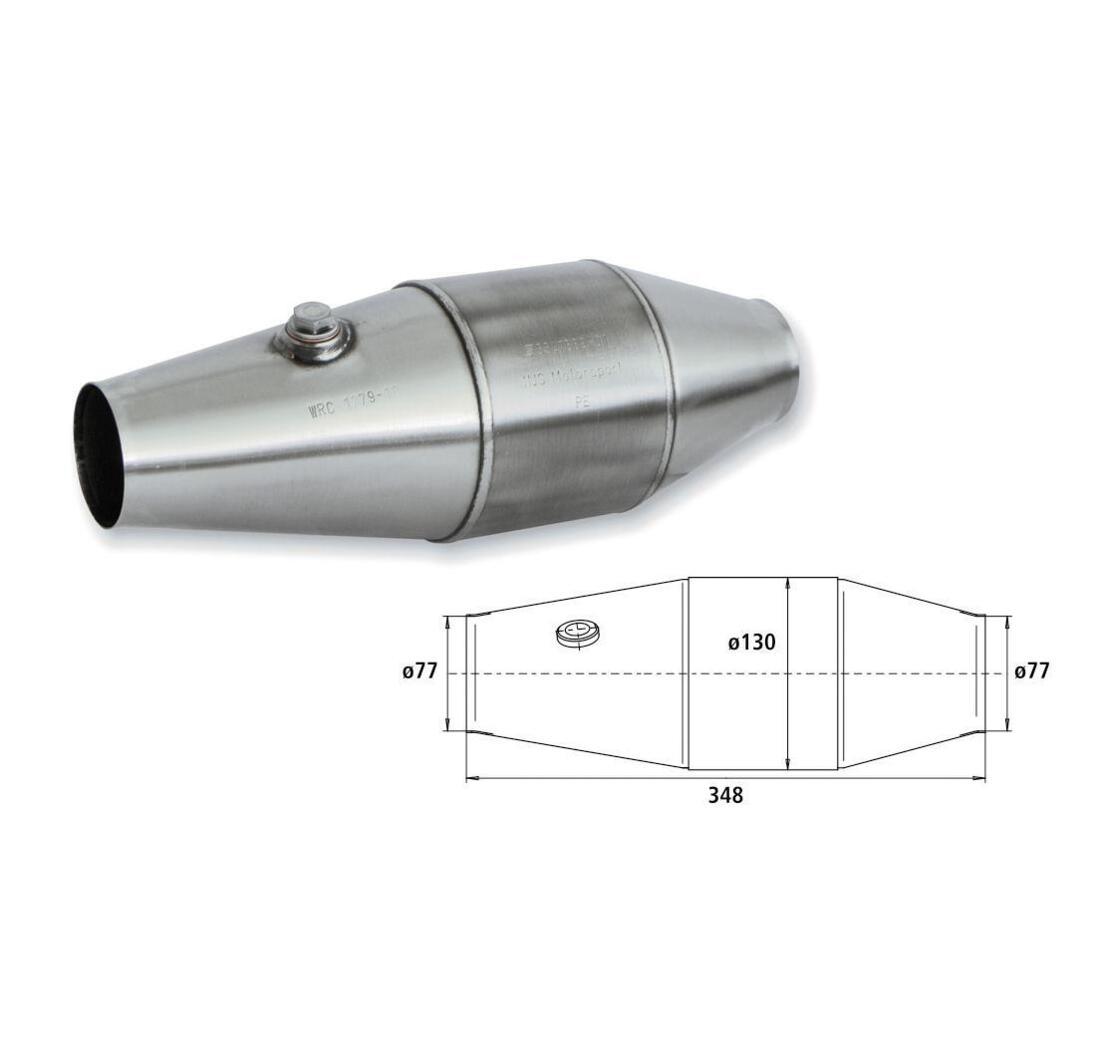 Catalyseur Motorsport - Ø tube 77 mm