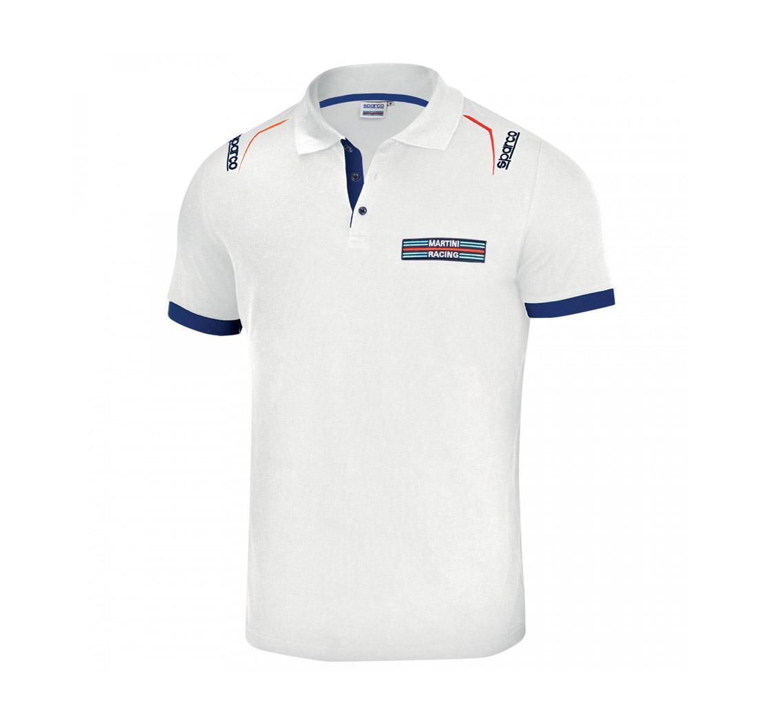 Polo embroideries Martini Racing Sparco - bianco - L