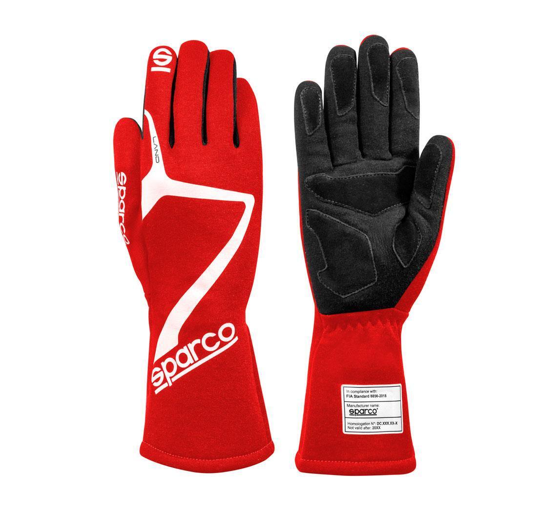 Guantes Sparco LAND rojo - tamaño 08