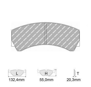 Brake Pads FERODO FRP3073 Model