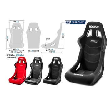 Asiento Sparco SPRINT+ - negro