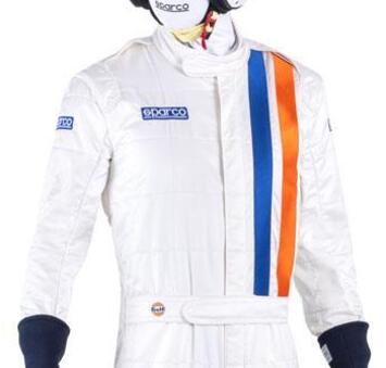 Sparco REPLICA GULF race suit - white - Size 48