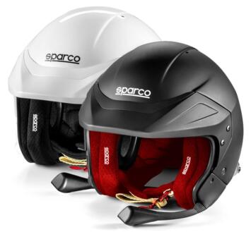 Casco FLUX RJ-i de Sparco - talla L (60), blanco interior negro