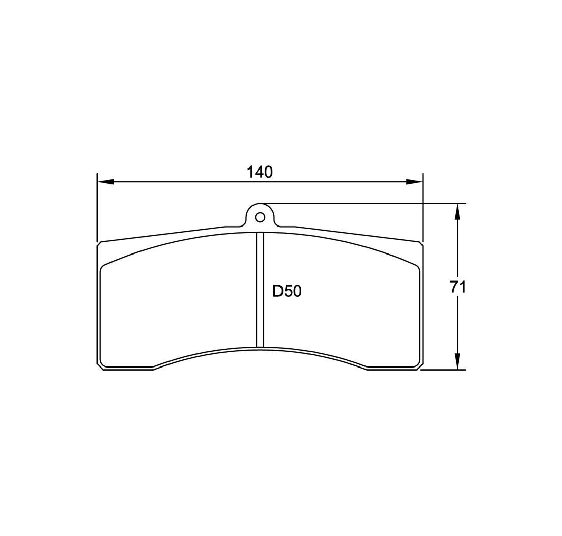 Plaquettes de frein PAGID Modèle FCP558