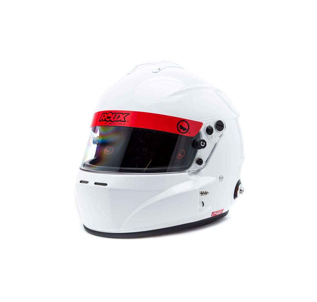 Casque Roux R1 C refroidi par eau - Composite - blanc - Taille S (57)