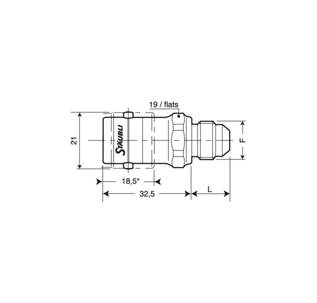 Socket, JIC male thread