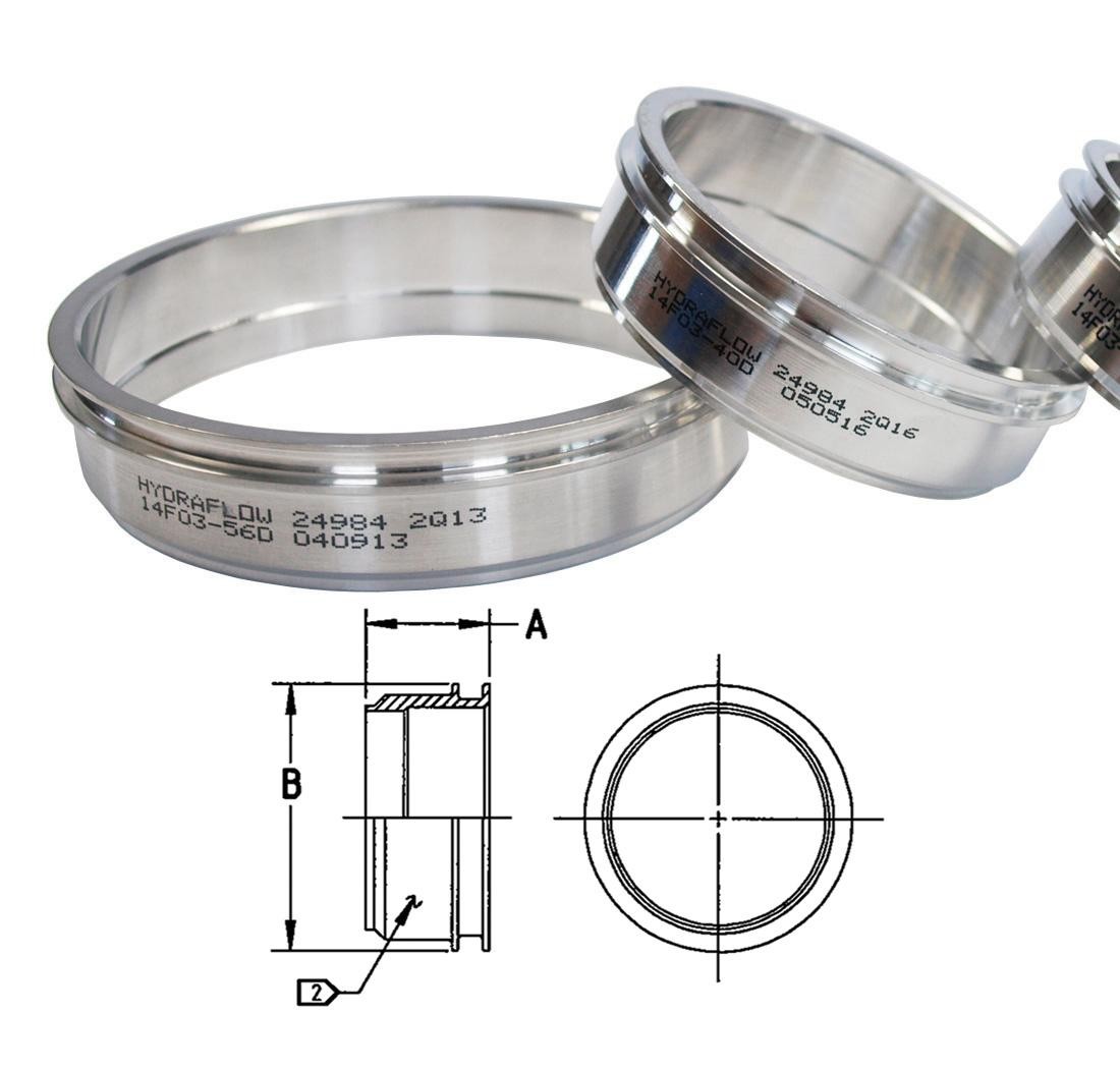 Hydraflow weld ferrule -16