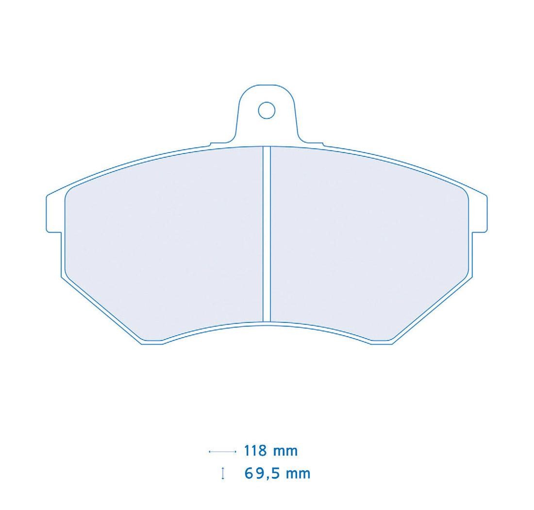 Pastiglie Freno CARBONE LORRAINE Modello FCP774