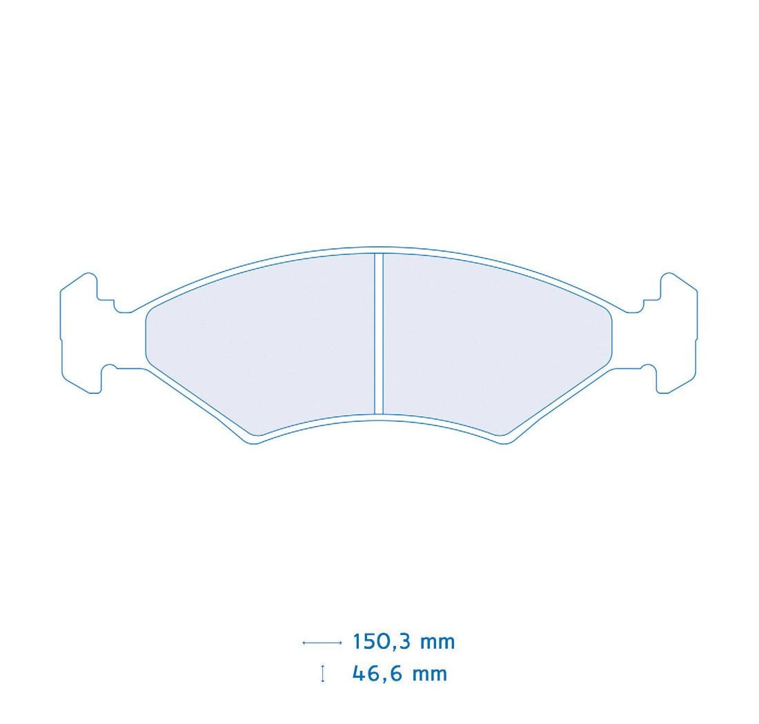 Pastiglie Freno CARBONE LORRAINE Modello FCP206