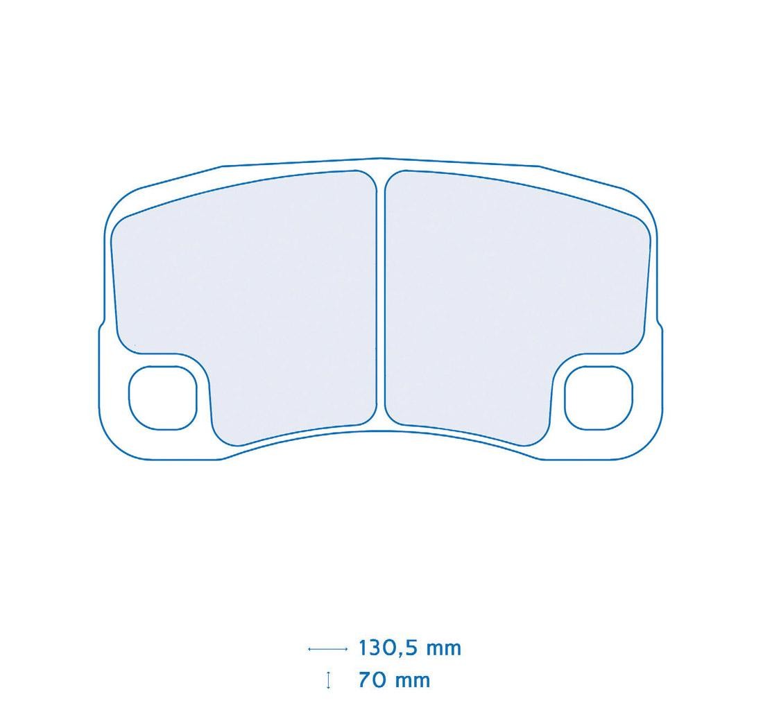 Brake Pads CARBONE LORRAINE FRP3095 Model