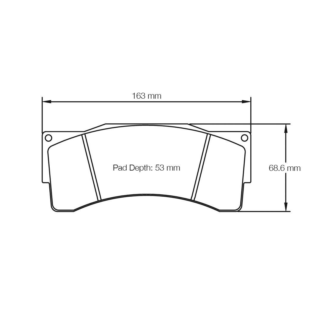 Plaquettes de frein PAGID Modèle FRP3055