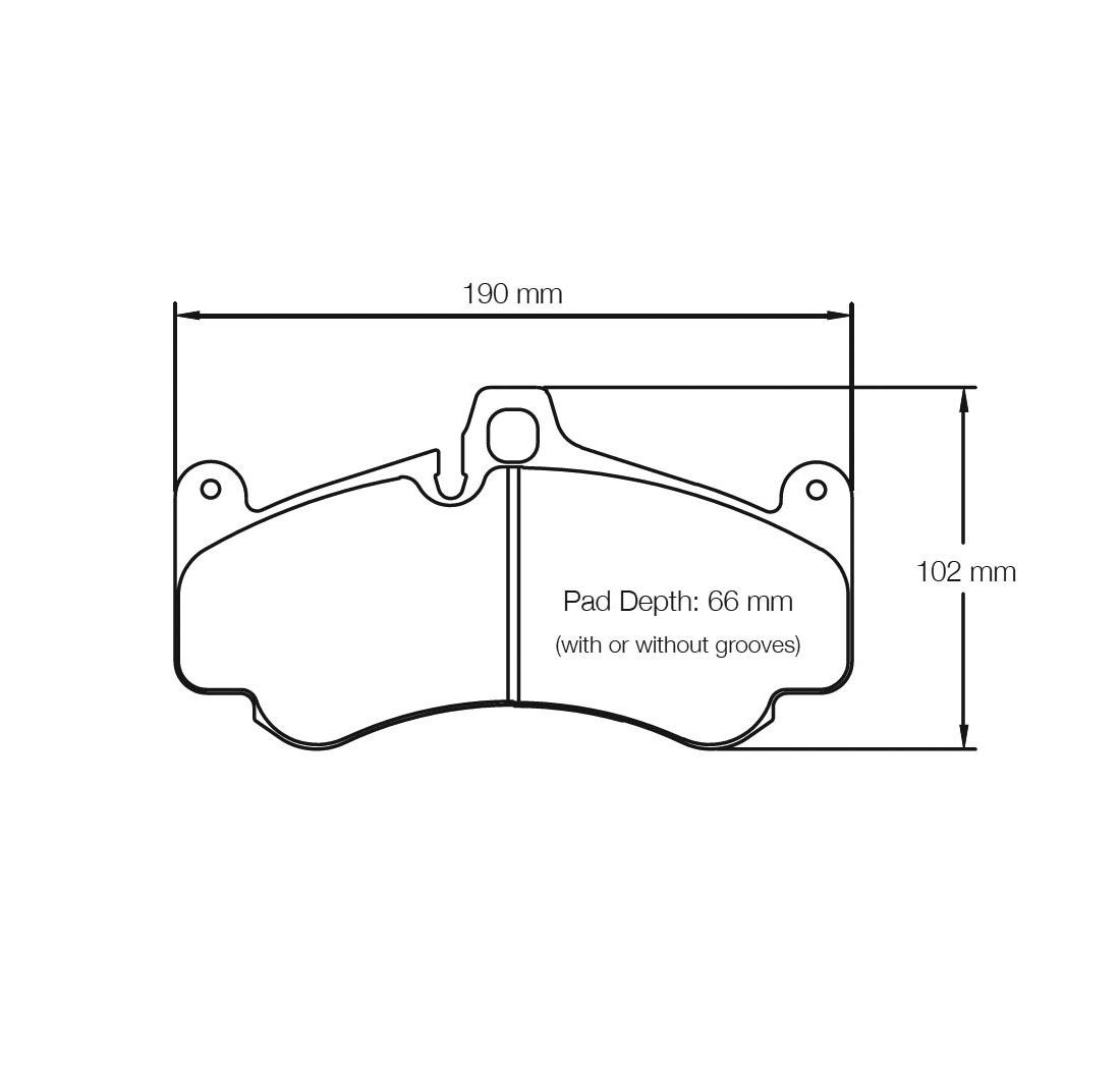 Plaquettes de frein PAGID Modèle FRP3075