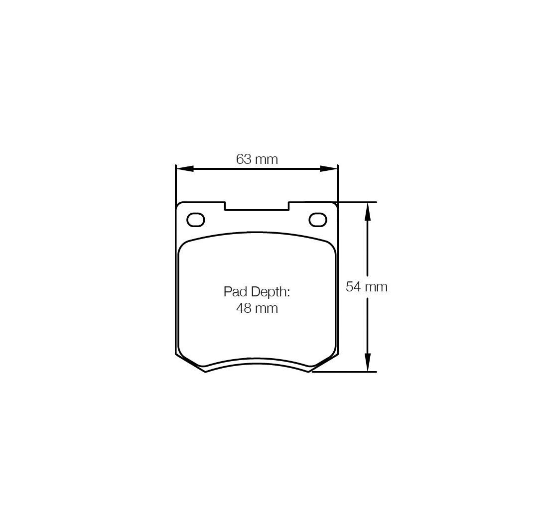 Plaquettes de frein PAGID Modèle FCP810