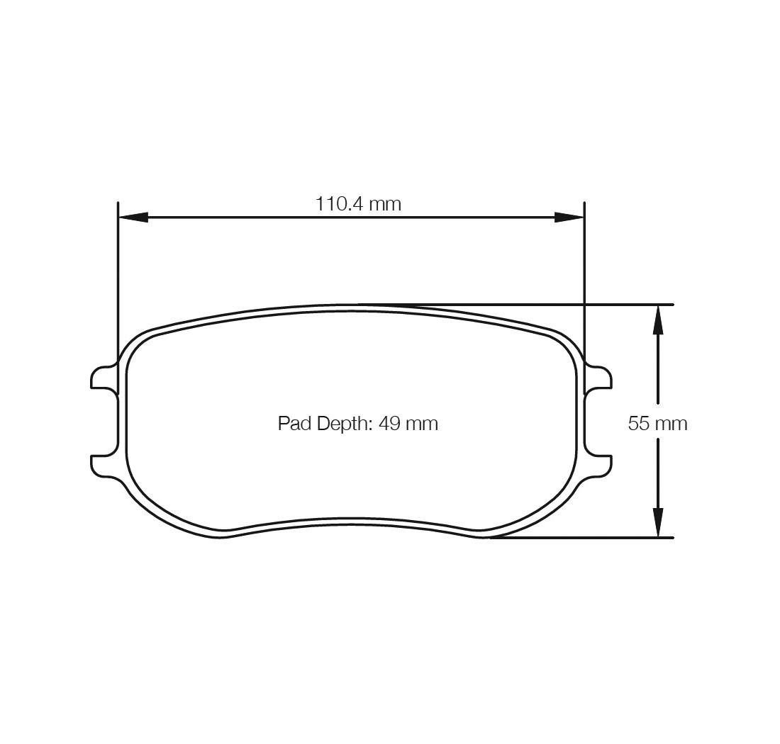 Plaquettes de frein PAGID Modèle E4921