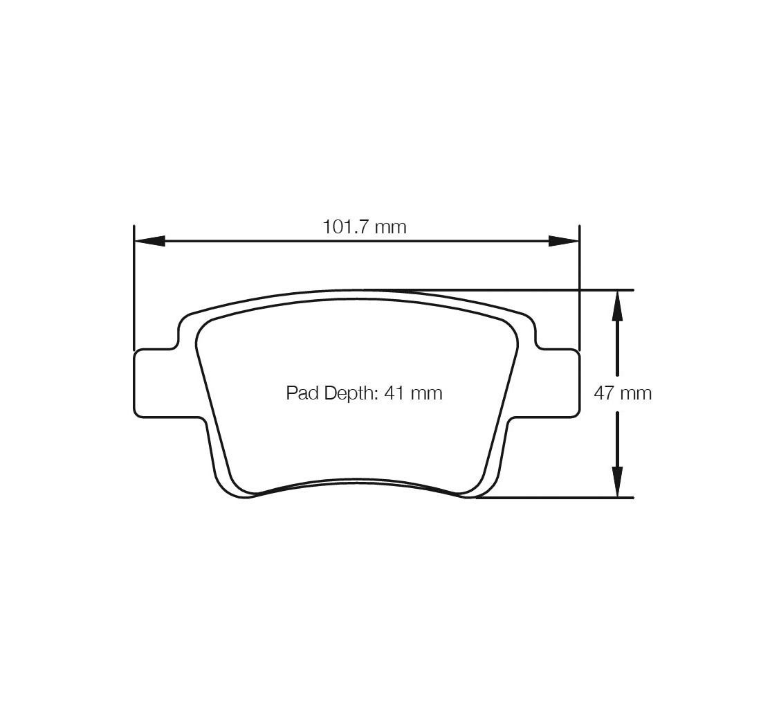 Brake Pads PAGID FCP1858 Model