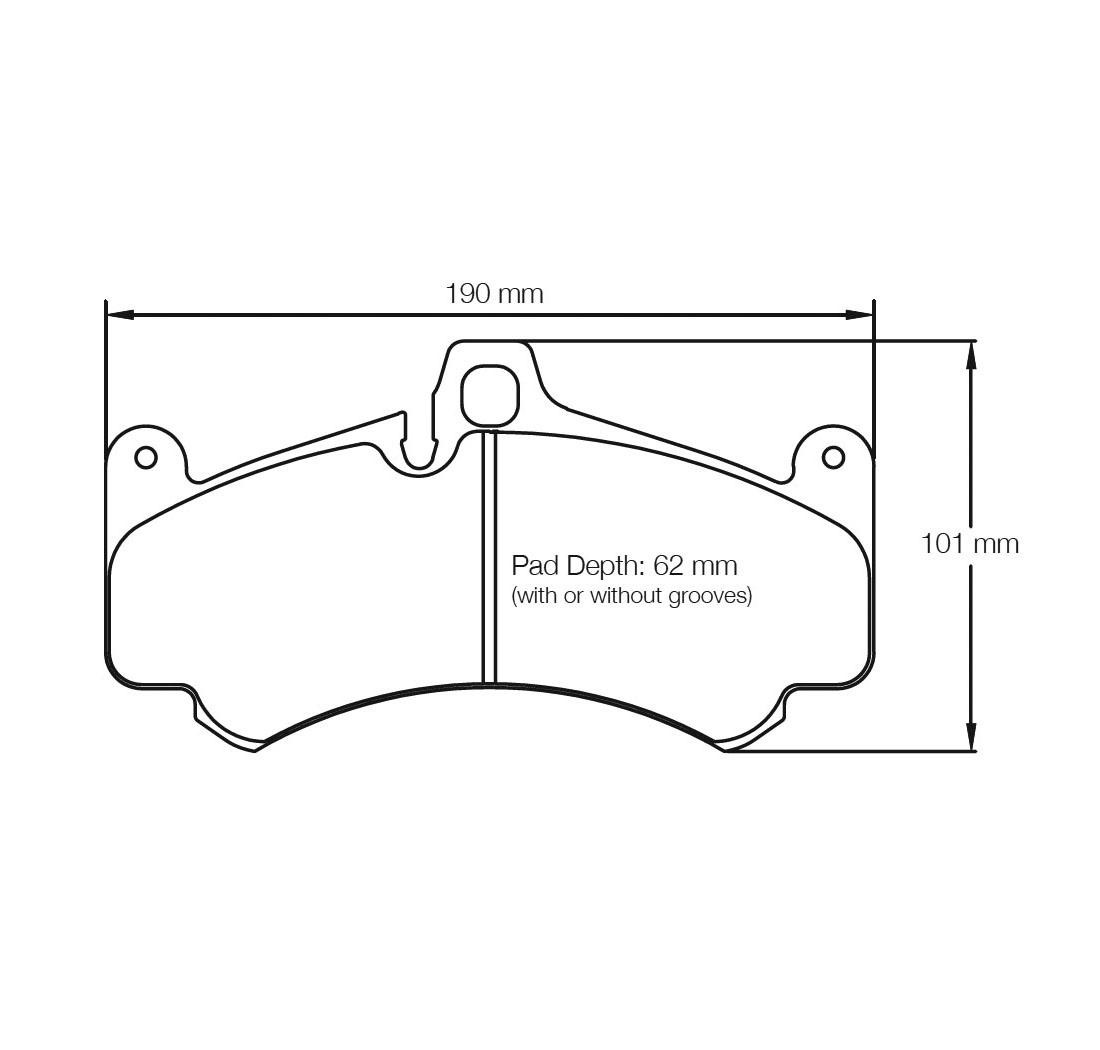 Plaquettes de frein PAGID Modèle FRP3096