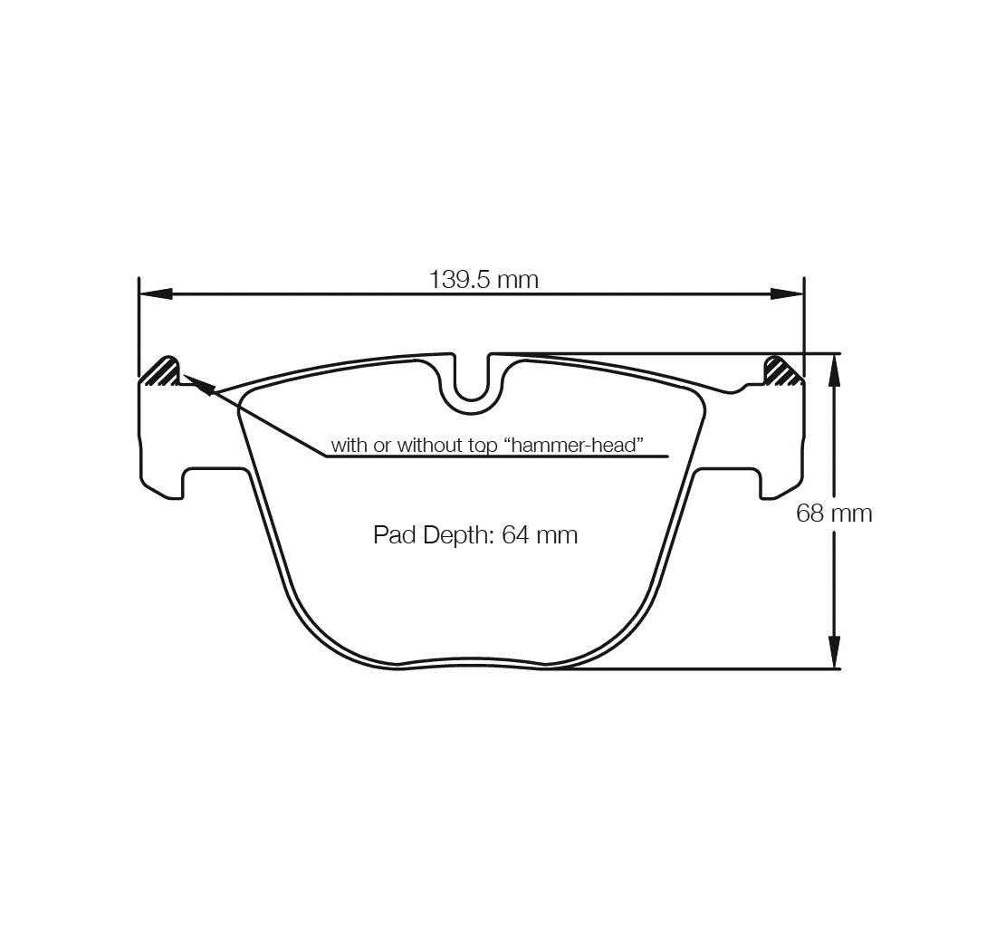 Pastiglie Freno PAGID Modello FCP1672