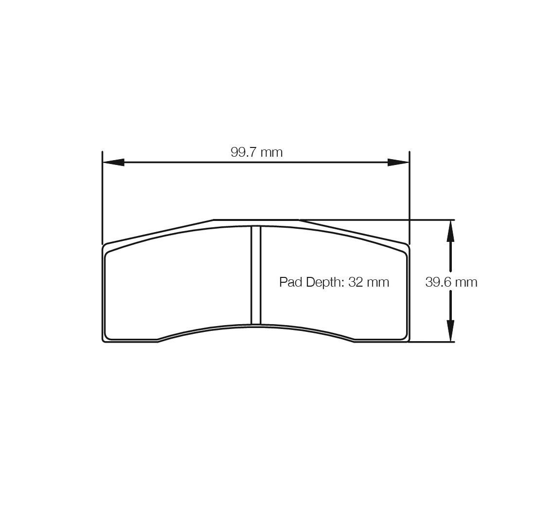 Plaquettes de frein PAGID Modèle FRP3102