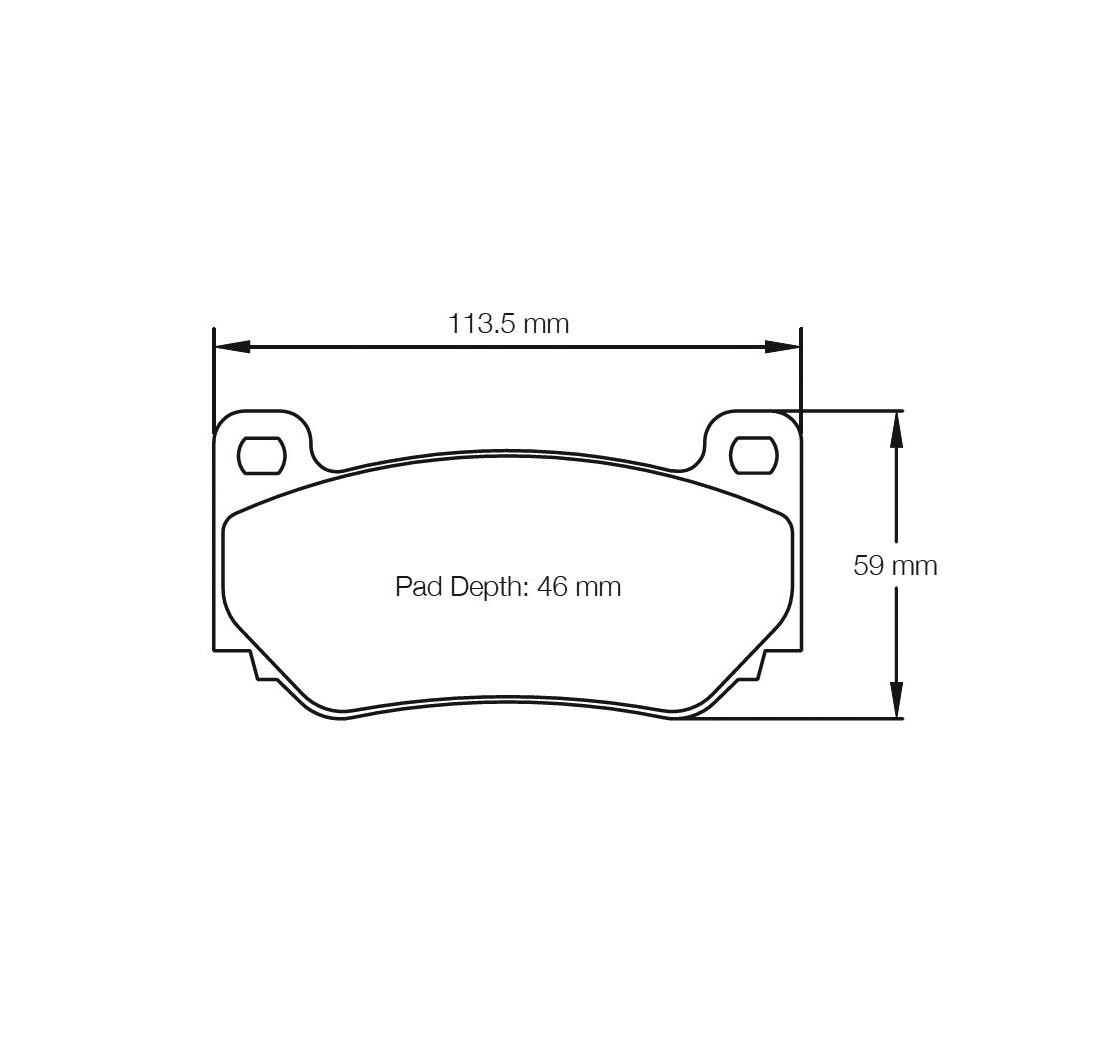 Plaquettes de frein PAGID Modèle FCP4972