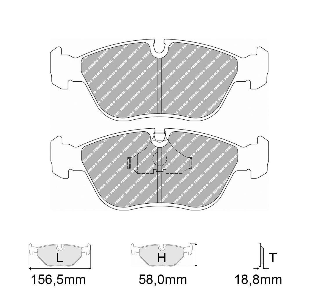 FERODO brake pads set