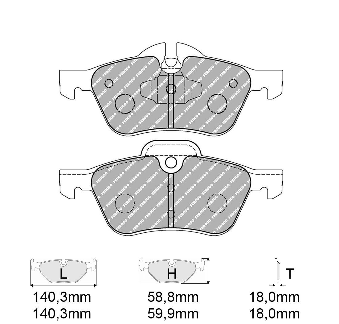 FERODO brake pads set